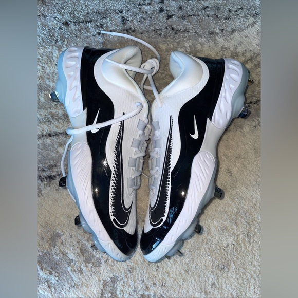 Men NIKE ALPHA HUARACHE ELITE 4 LOW MCS "BASEBALL CLEATS" - Picture 3 of 7